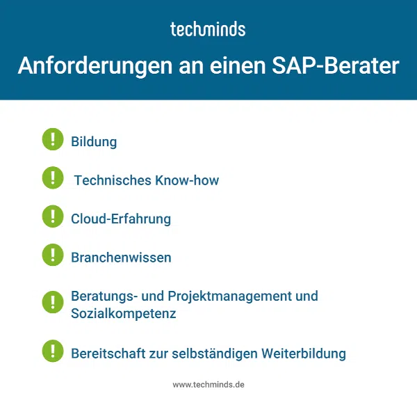 Anforderungen an einen SAP-Berater