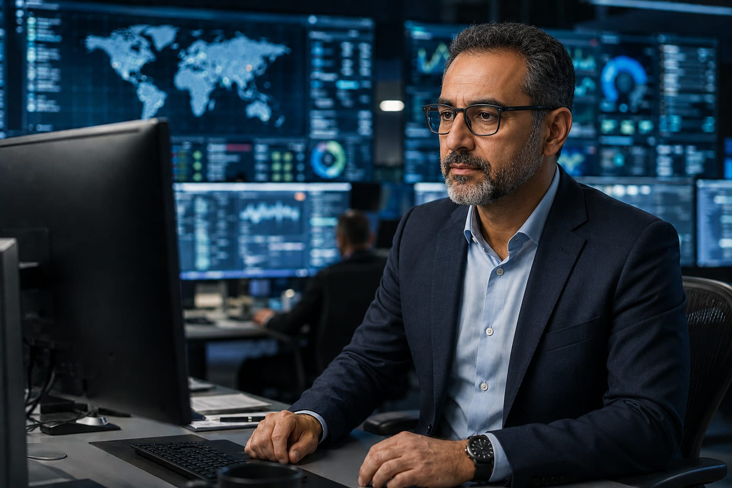 Head of Cyber Security an Monitoren im Security Operations Center, Jobprofil Head of Cyber Security